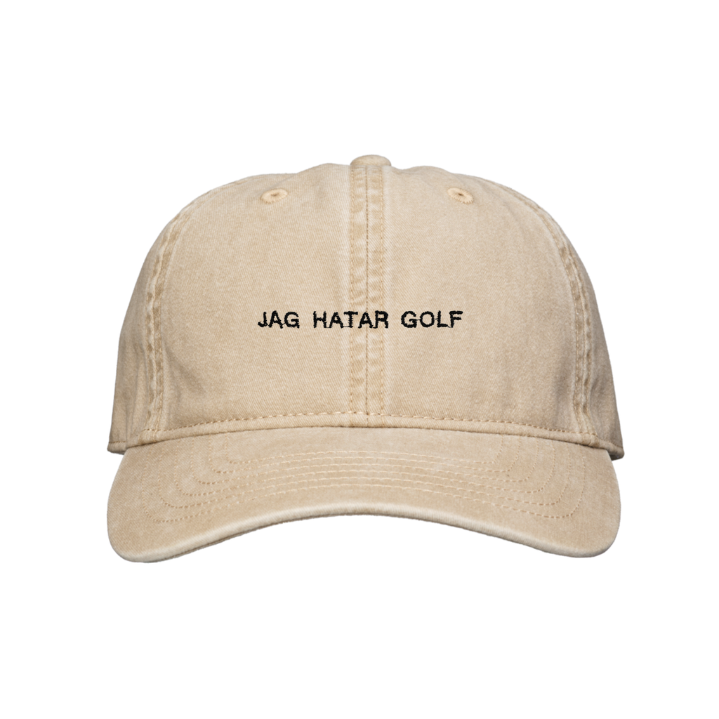Beige Golfkeps Vintage